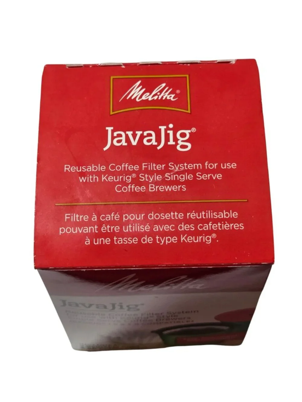 Melitta JavaJig Reusable Coffee Filter System Keurig 1.0 2.0 Brewers 60 Filters